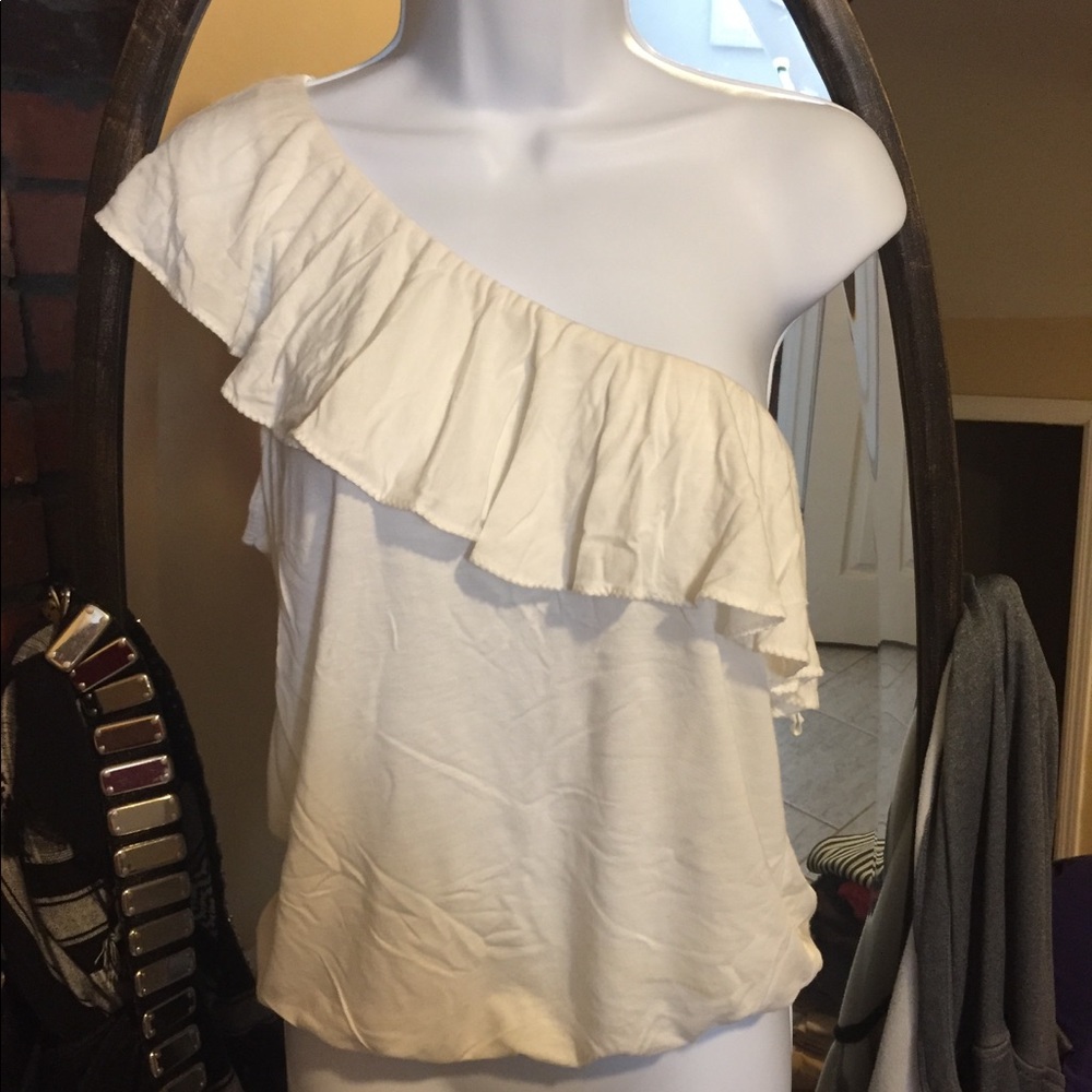 One shoulder blouse